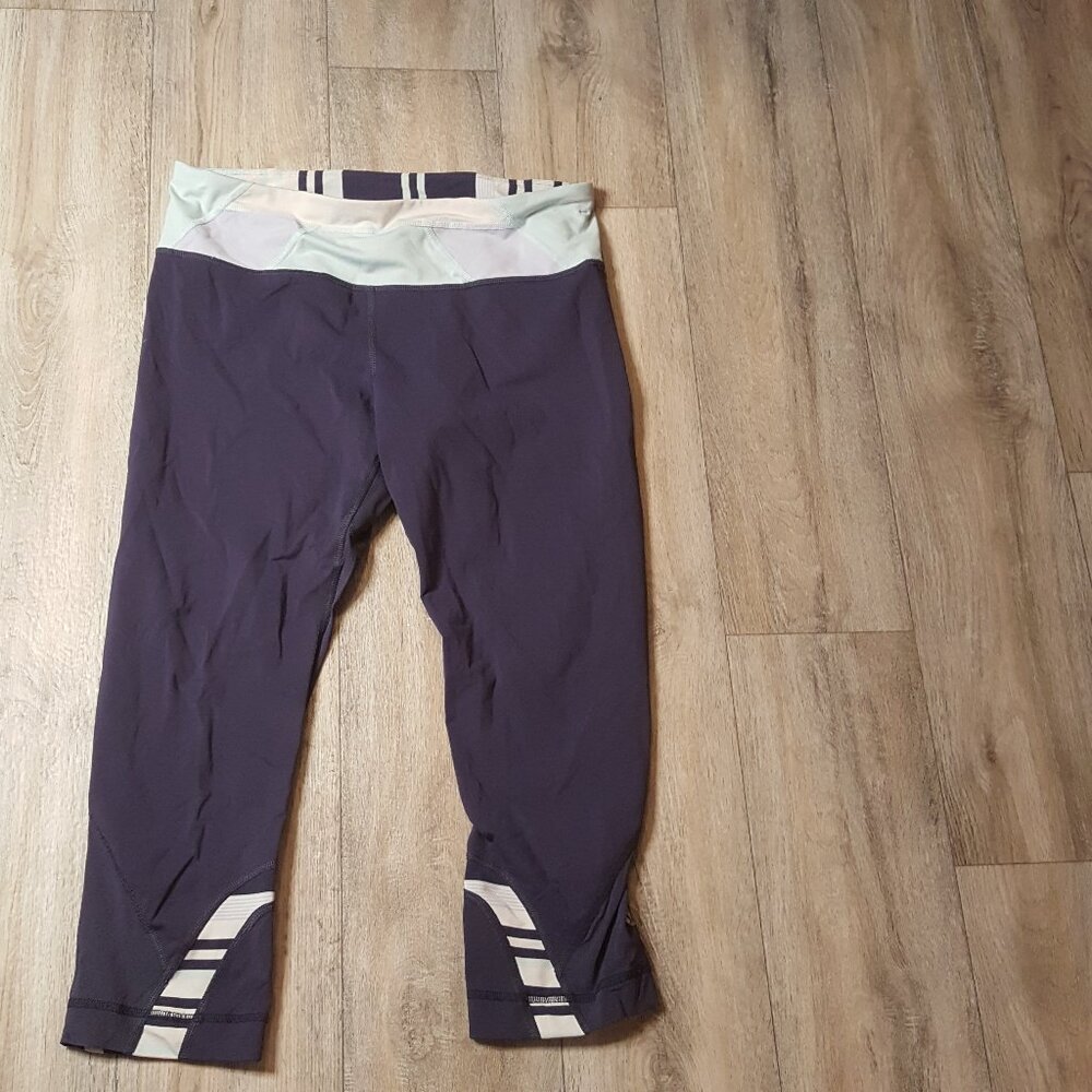 Navy Blue Athletic Capris